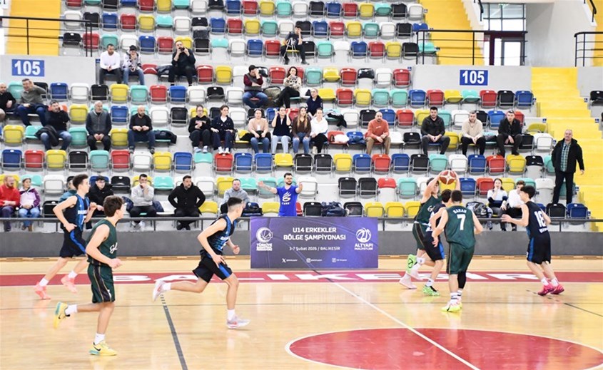 U14 Erkekler Basketbol Bölge Şampiyonası Balıkesir’de Başladı