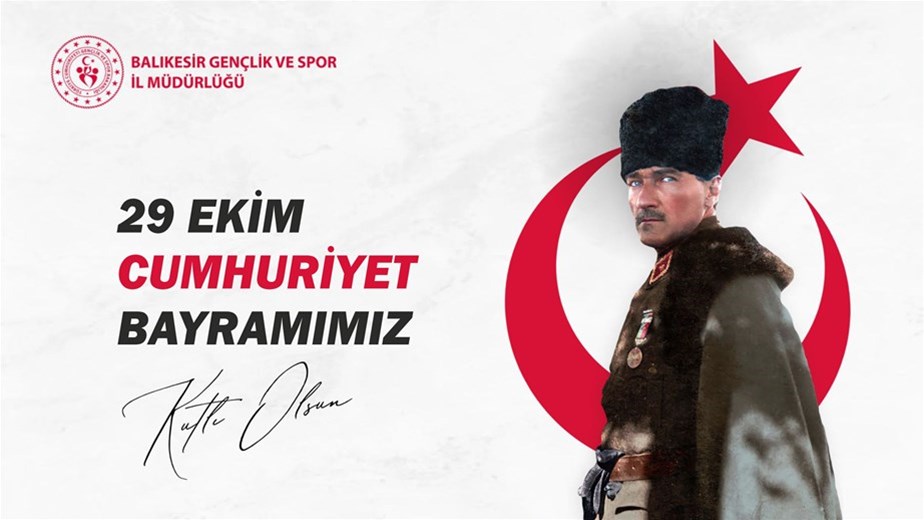 İL MÜDÜRÜ ÖZALP’TAN CUMHURİYET BAYRAMI MESAJI