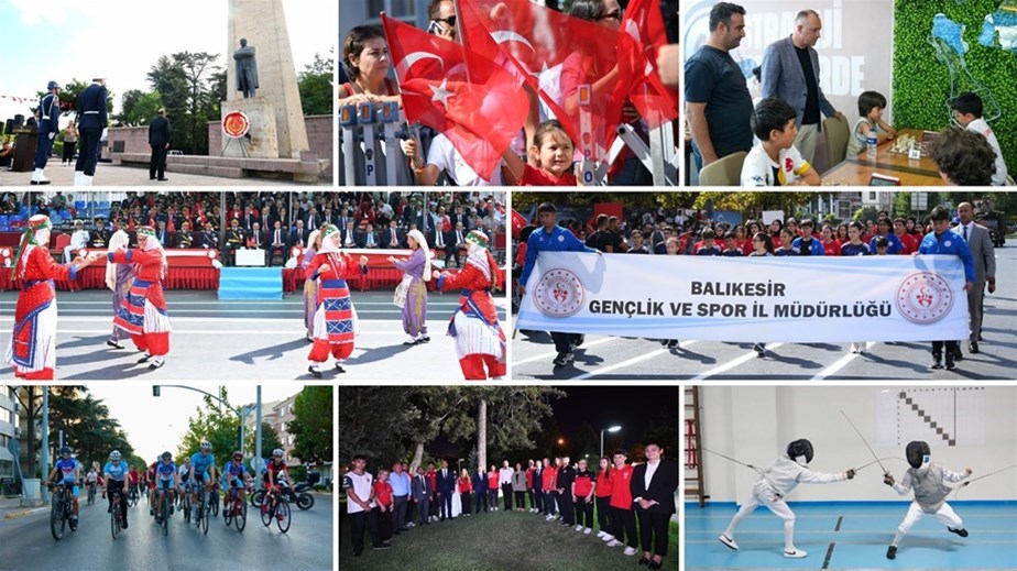 BALIKESİR’DE ZAFERİN 104. YILI TÖREN VE SPORTİF ETKİNLİKLERLE KUTLANDI