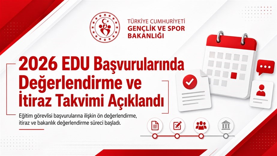 Eğitim Görevlisi Başvurularında Değerlendirme ve İtiraz Takvimi Süreci Başladı