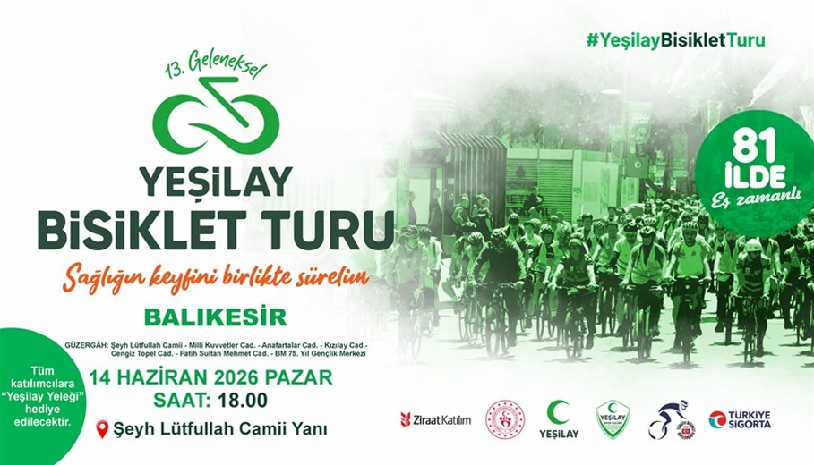 BALIKESİR SAĞLIKLI YAŞAM İÇİN PEDAL ÇEVİRECEK