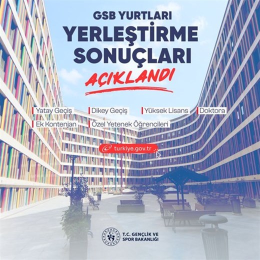 DUYURU EK KONTENJANLA YERLEŞEN ÖĞRENCİLERİN YURT BAŞVURU SONUÇLARI AÇIKLANDI