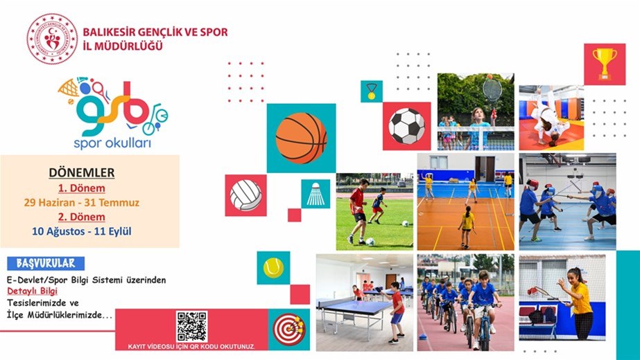 BALIKESİR’DE SPOR OKULLARI İÇİN GERİ SAYIM BAŞLADI…
